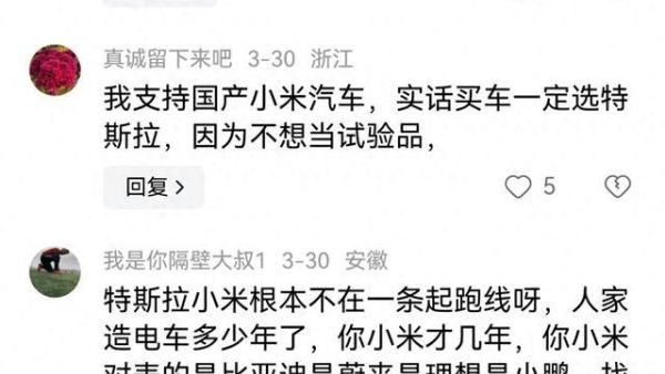 小米汽车VS特斯拉：未来之战